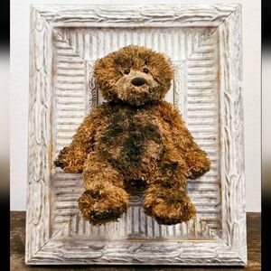 Must Love Dirt, Sweet Framed Teddy Bear